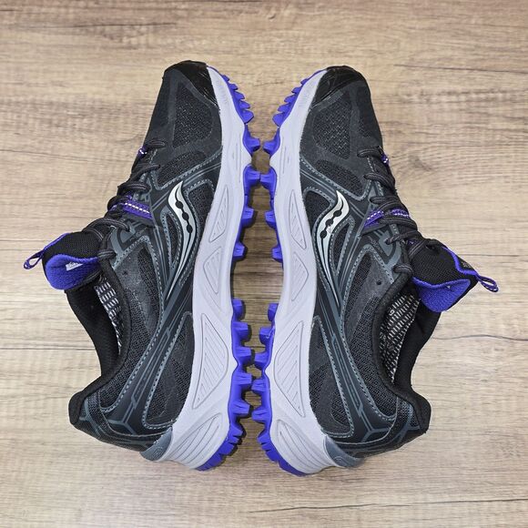 Saucony Xodus 5.0 GTX Women's Sz 9.5 Black Purple Trail Running Shoes (S10251-1) - Picture 6 of 9